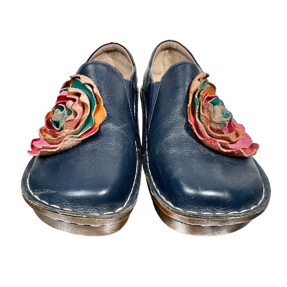 L’Artiste Spring Step | Women | Emilia Leather Floral Slip On Shoes | Sz 5.5-6 - Picture 3 of 13
